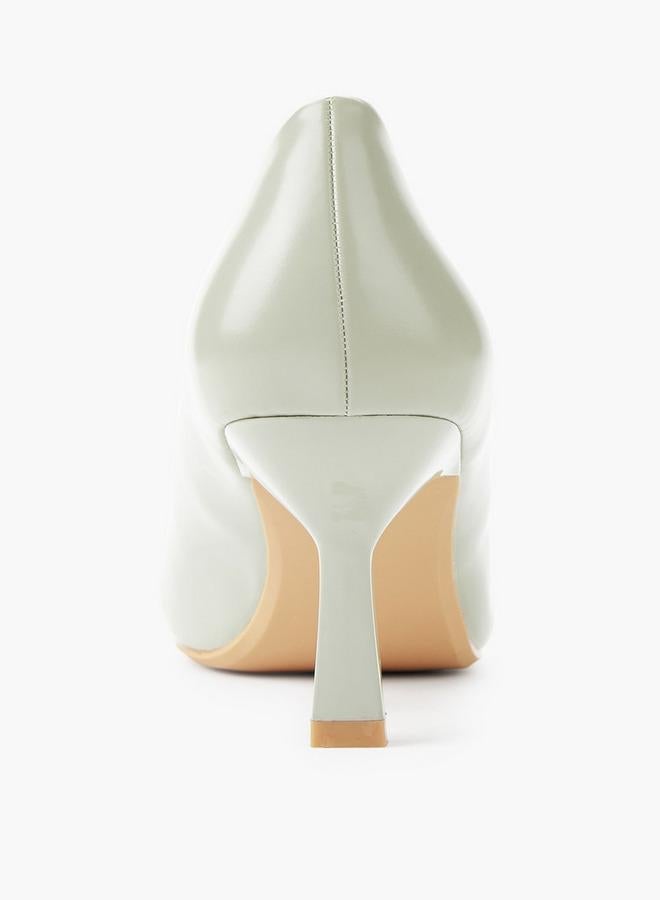 Paprika Women Flared Heel Pump Shoes - Image 4